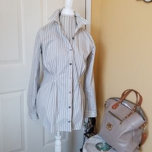 Cabi blouse, long sleeves, sz M